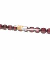 Kerstboom decoratie kerstballen mix bordeaux 10 stuks type 2